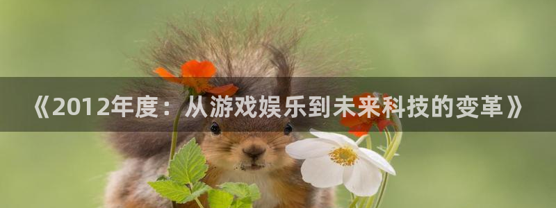 高德娱乐平台注册开户：《2012年度：从游戏娱乐到未来科技的