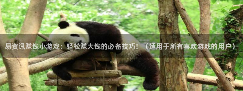 高德娱乐网址注册：易资讯赚钱小游戏：轻松赚大钱的必备技巧！（